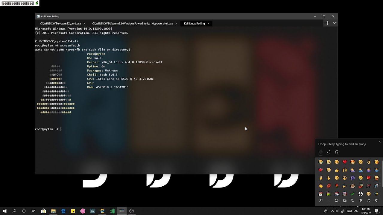 terminal for win 10